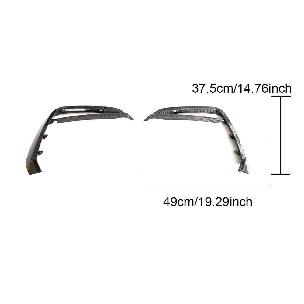 Fog Light Covers (Carbon) for Audi Q8 2018- - image 4