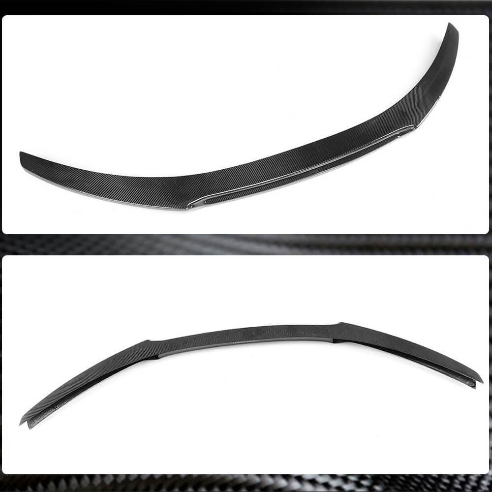 Front Bumper Lip V2 (Carbon) for Audi ТТ 2006-2014 - image 4