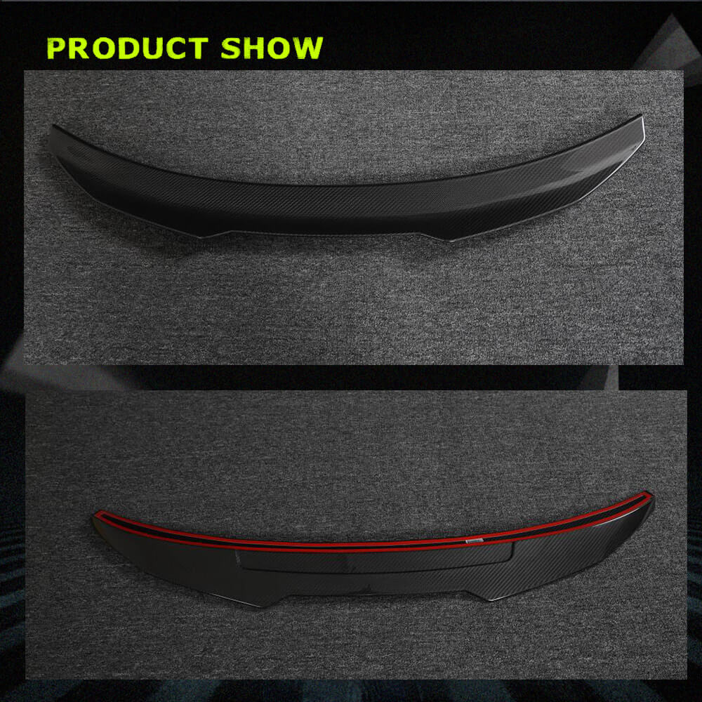 Rear Trunk Spoiler Dry Carbon Fiber V9 (SD) for BMW 3 series G20/21 2018- - image 4