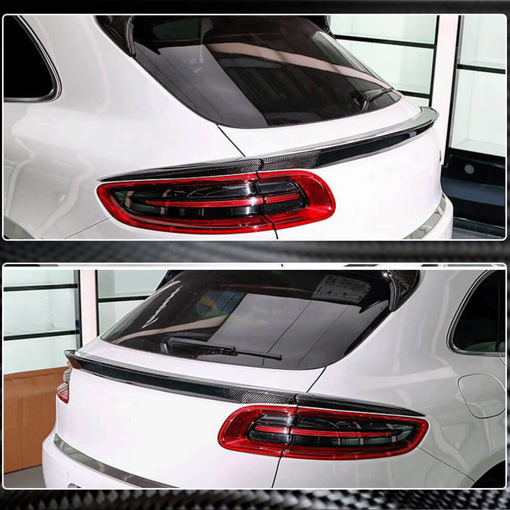 Lower spoiler (2014-2018, Carbon) for Porsche Macan 2014-2024 - image 4