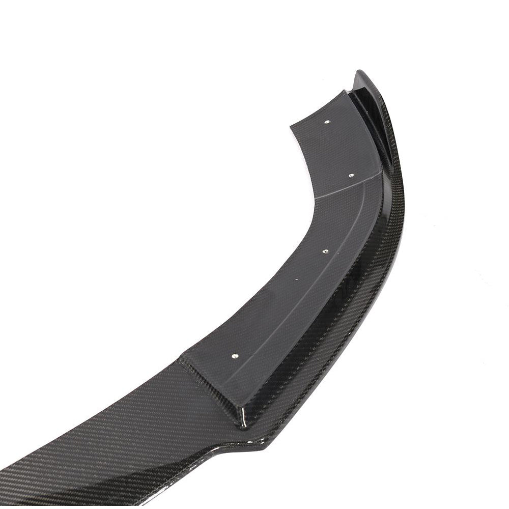Lip V2 front bumper cover (for AMG-Line 2013-2016, Carbon) for Mercedes E-class W212 2009-2016 - image 4