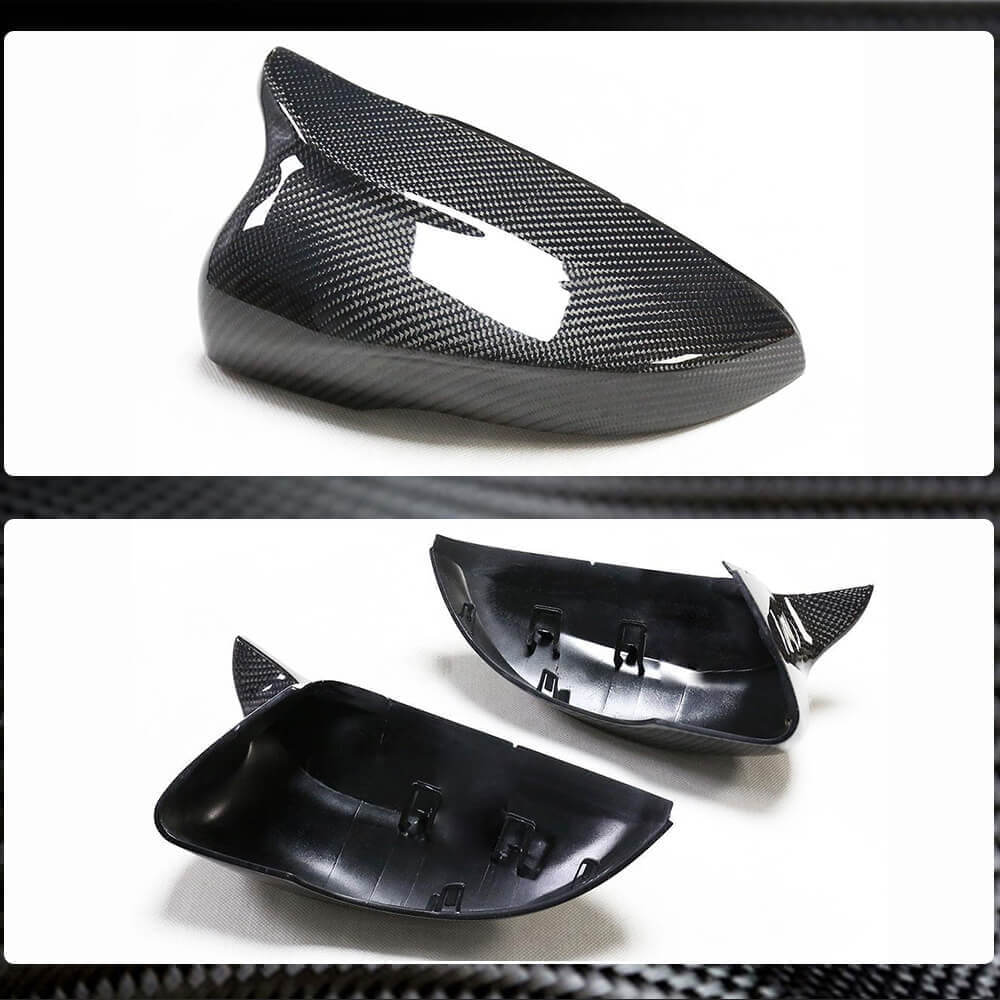 Mirror Covers V2 (for HB 2010-2013, Carbon) for Volkswagen Golf 6 2008-2014 - image 4