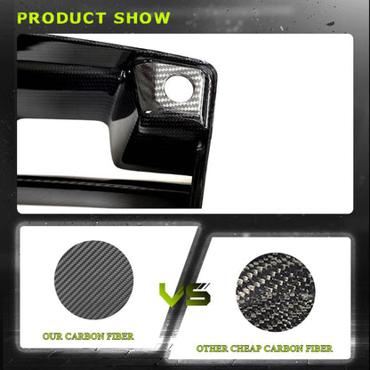 Front Bumper Splitters Carbon Fiber V2 (for G87) for BMW 2 Series G42 2021- - image 4