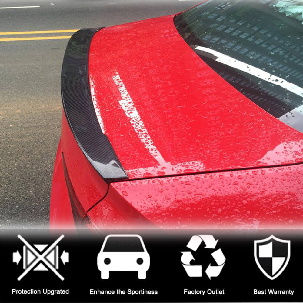 V5 Spoiler (for Sedan, Carbon) for Audi A4 B9 2015-2024 - image 4