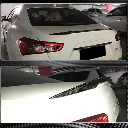 Spoiler V2 (Carbon) for Maserati Ghibli 2013-2023 - image 4