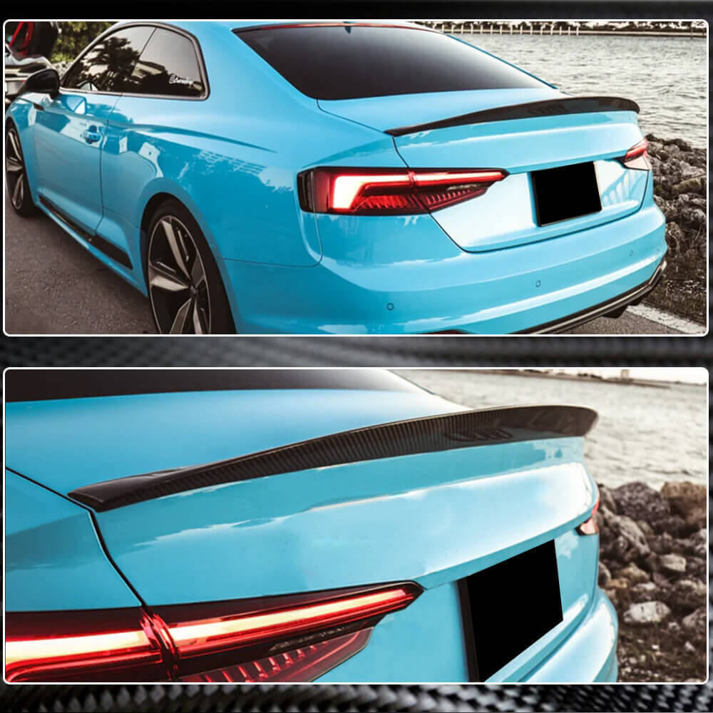 Spoiler V5 (for coupe, Carbon) for Audi A5 2016-2025 - image 4
