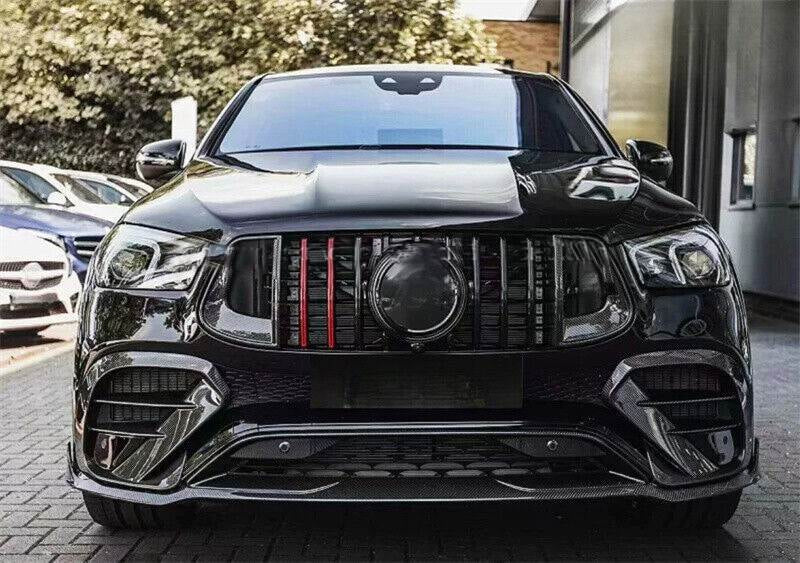 Covers on the front bumper (GLE63 AMG, Carbon) for Mercedes GLE coupe C292 2015-2019 - image 4