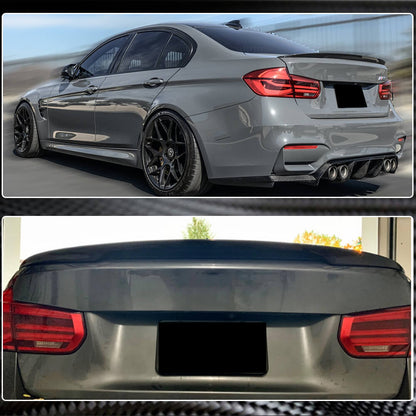 Rear Trunk Spoiler Carbon Fiber V15 (SD) for BMW 3 series F-30/31/34 2012-2019 - image 4