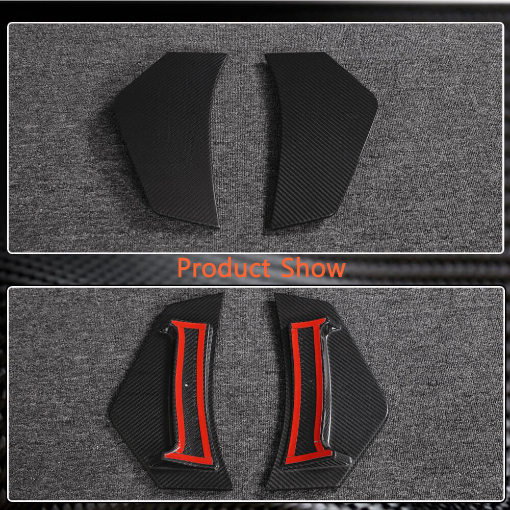 Rear Bumper Splitters (for Spyder 2020+, Carbon) for Audi R8 2015- - image 4