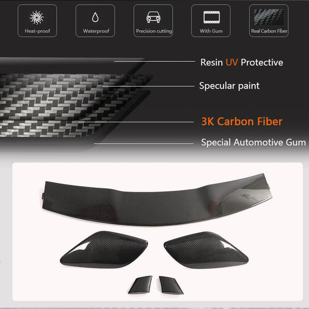 Spoiler V3 (for HB, Carbon) for Mercedes A-class W177 2018↗ - image 4
