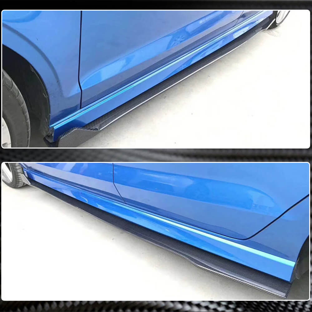 Side Skirts (for RS3 Sedan 2017-2019, Carbon Fiber) for Audi A3 2012-2020 - image 4