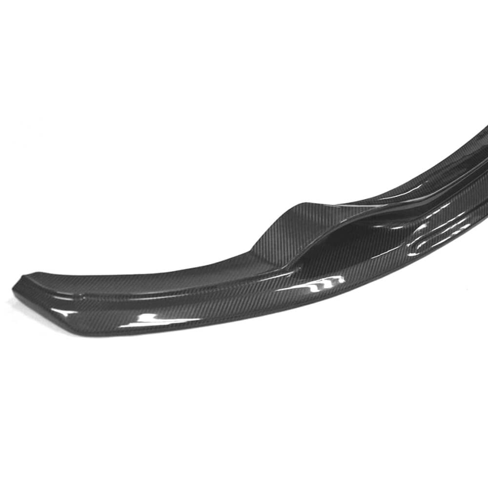 Front Bumper Lip V-Style (for F34 M-Sport, Carbon) for BMW 3 Series F-30/31/34 2012-2019 - image 4