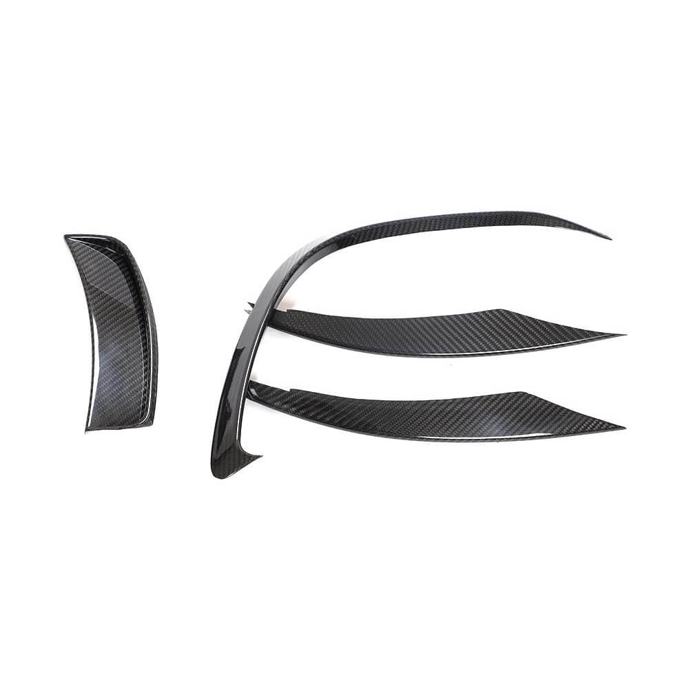 Covers on the front bumper (for AMG-Line SD 2018-2021, Carbon) for Mercedes A-class W177 2018↗ - image 4