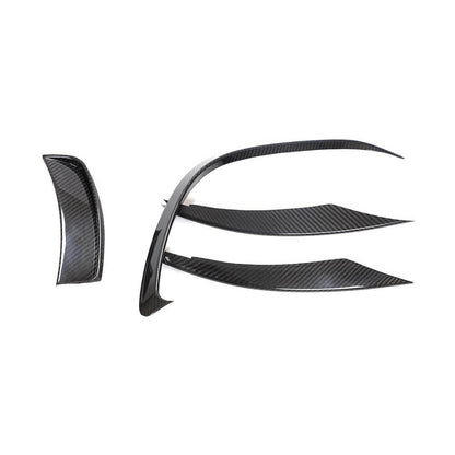 Covers on the front bumper (for AMG-Line SD 2018-2021, Carbon) for Mercedes A-class W177 2018↗ - image 4