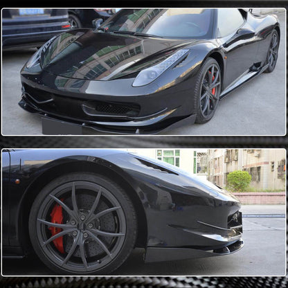 Front Bumper Extensions V2 (2011-2013, Carbon) for Ferrari 458 Italia 2009-2015 - image 4
