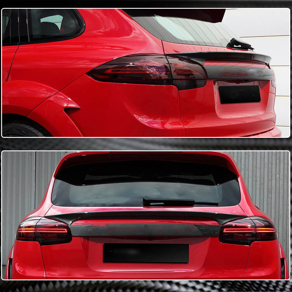 Lower spoiler (2015-2018, Carbon) for Porsche Cayenne 2010-2017 - image 4