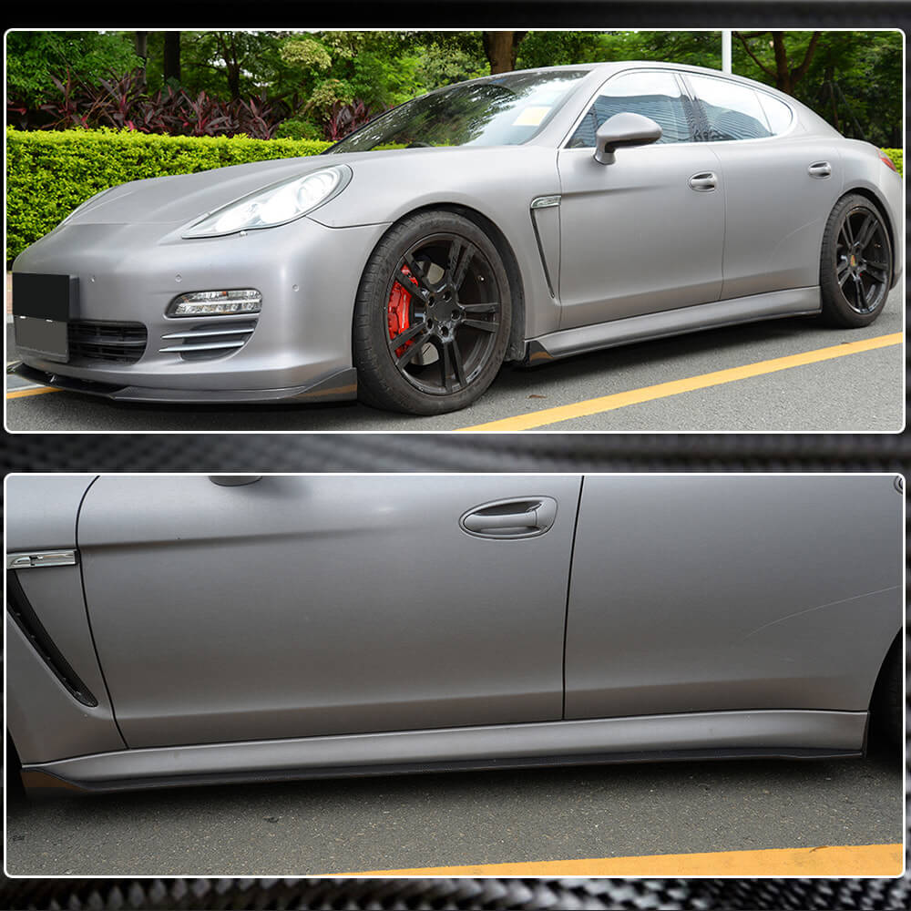 Side Skirts V2 (2009-2013, Carbon) for Porsche Panamera 2009-2016 - image 4