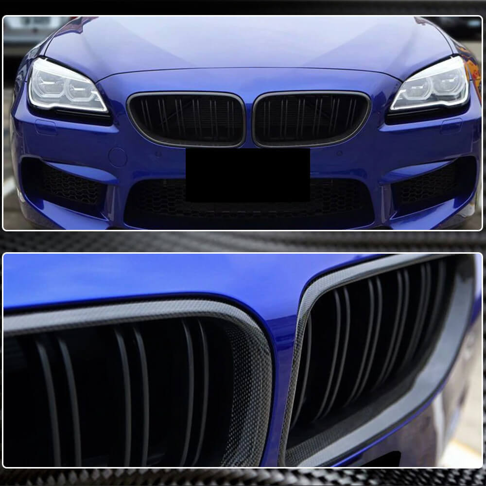 M-Look Kidney Grilles (Carbon) for BMW 6 F12/F13/F06 2011-2018 - image 4