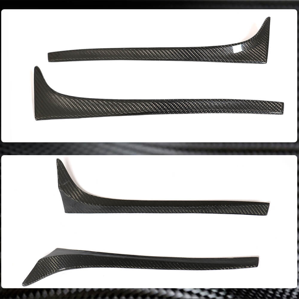 Carbon Rear Window Pillar Covers (for Base) for Volkswagen Golf 7/E-Golf 2012-2020 - image 4