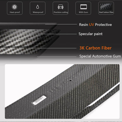 Front Bumper Lip V1 for G26 M-Sport, Carbon for BMW 4 Series G22/23/26 2020- - image 4