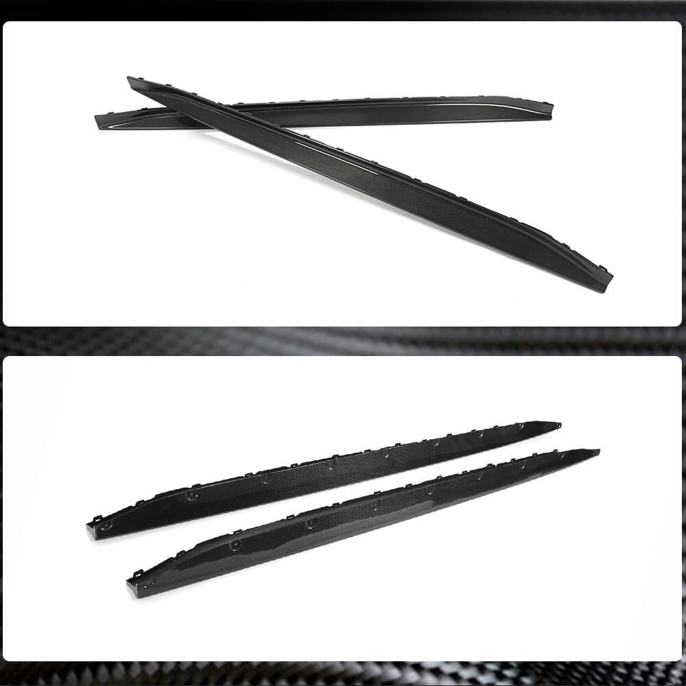 Side Skirt Extensions V4 (for G82/G83, Carbon) for BMW 4 Series G22/23/26 2020- - image 4