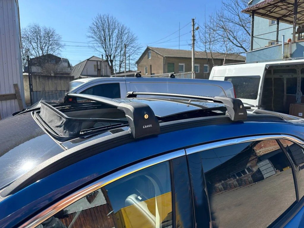 Roof Rack Cross Bars for Integrated Roof Rails Ecem V2 120 cm (2 pcs) for Dacia Lodgy 2012-2022 - image 18