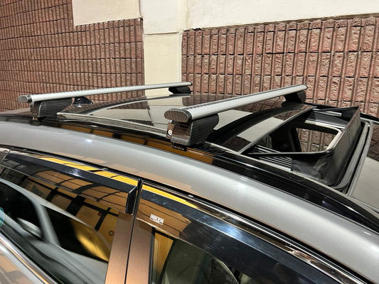 Cross bars for integrated roof rails lockable Wizard V2 (2 pcs) for Hyundai Tucson TL 2016-2021 - image 1