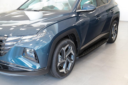 Side Steps Shining Black (2 pcs, Aluminum) for Hyundai Tucson NX4 2021- - image 4