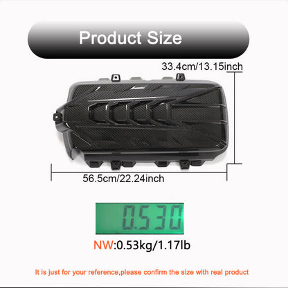 Engine cover (2019-2022, Carbon) for Chevrolet Corvette C8 2019- - image 5