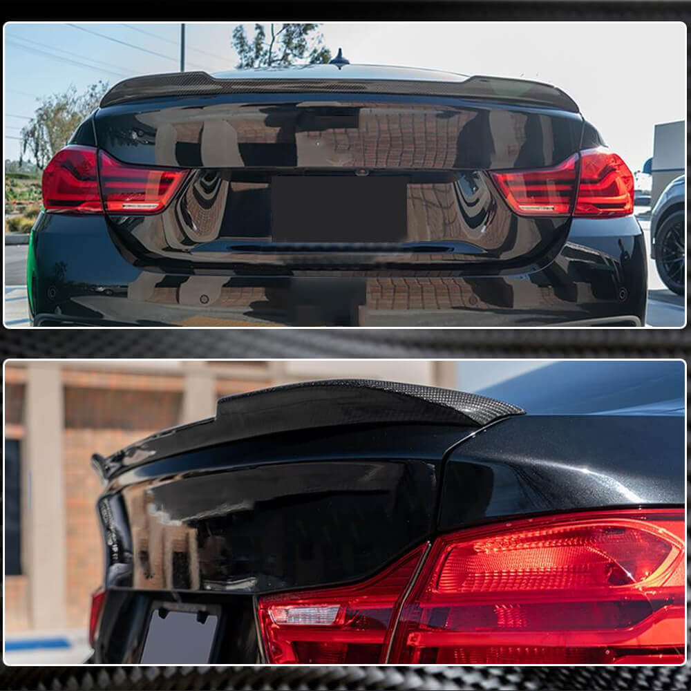 Rear Trunk Spoiler Carbon Fiber V5 (for F36) for BMW 4 series F-32 2012-2020 - image 5