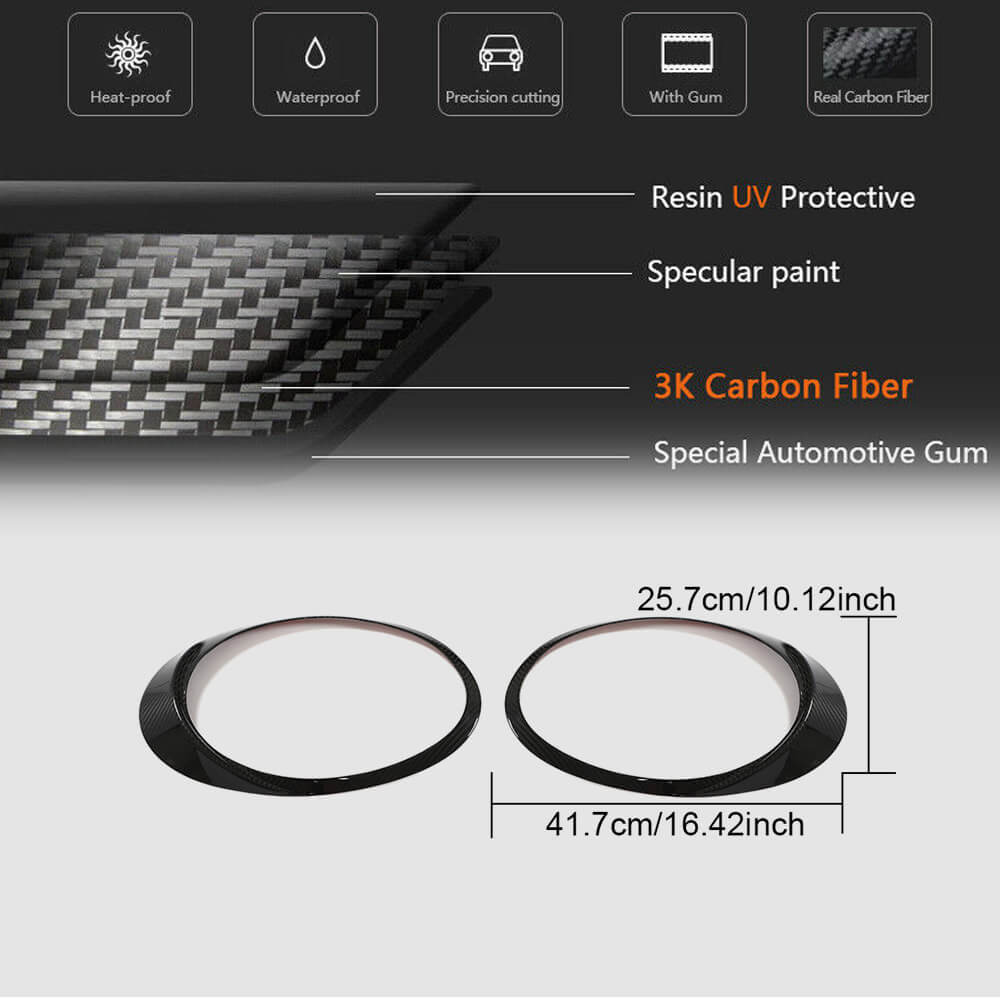 Headlight Covers (Carbon) for Porsche 911 (992) 2018– - image 5