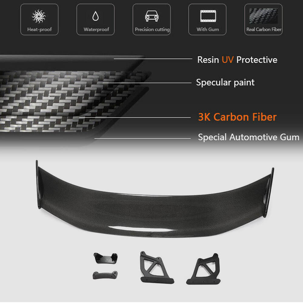 Spoiler (for GT4 Coupe, Carbon) for Porsche Boxster/Cayman 982 (718) 2016- - image 5