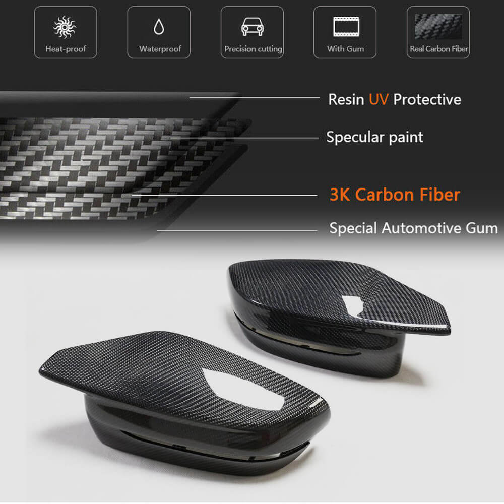 Mirror Covers M-Look Carbon (for M3) for BMW 3 Series G20/G21 2018- - image 5