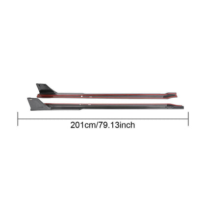 Side Skirts Dry Carbon Fiber V3 (for G87) for BMW 2 Series G42 2021- - image 5