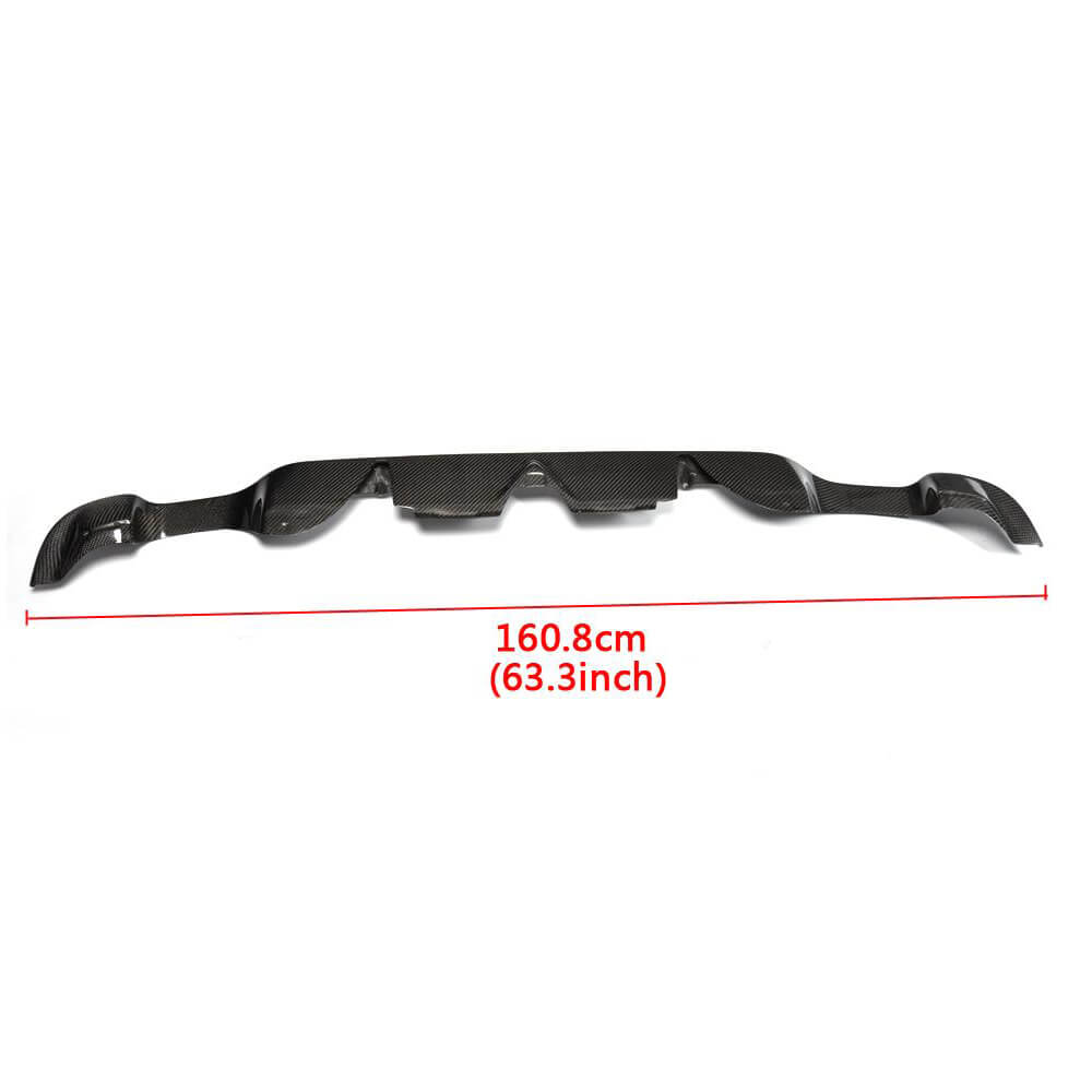 Rear bumper diffuser V2 (Carbon) for Subaru BRZ 2012-2021 - image 5