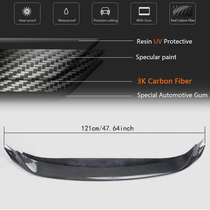 Front Bumper Lip V2 for Base/S/S Q4 2013-2017 Carbon for Maserati Ghibli 2013-2023 - image 5