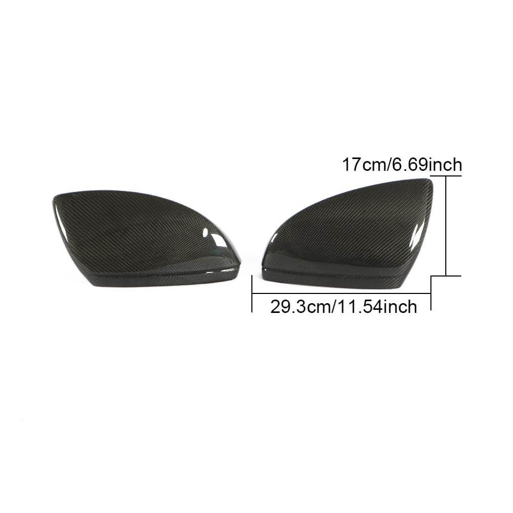 Mirror Covers Replacement Style Carbon Fiber V1 for Audi A6 C8 2018- - image 5