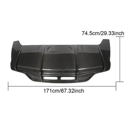 Rear bumper diffuser (for AMG-Line 2015-2018, Carbon) for Mercedes S-class C217 Coupe - image 5
