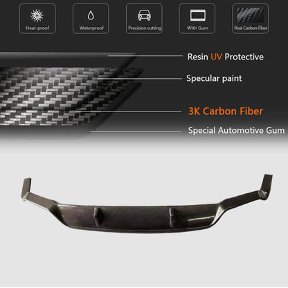 Rear Bumper Diffuser Carbon Fiber (2017-2020, M-Tech) for BMW 6 series G32 2017- - image 5