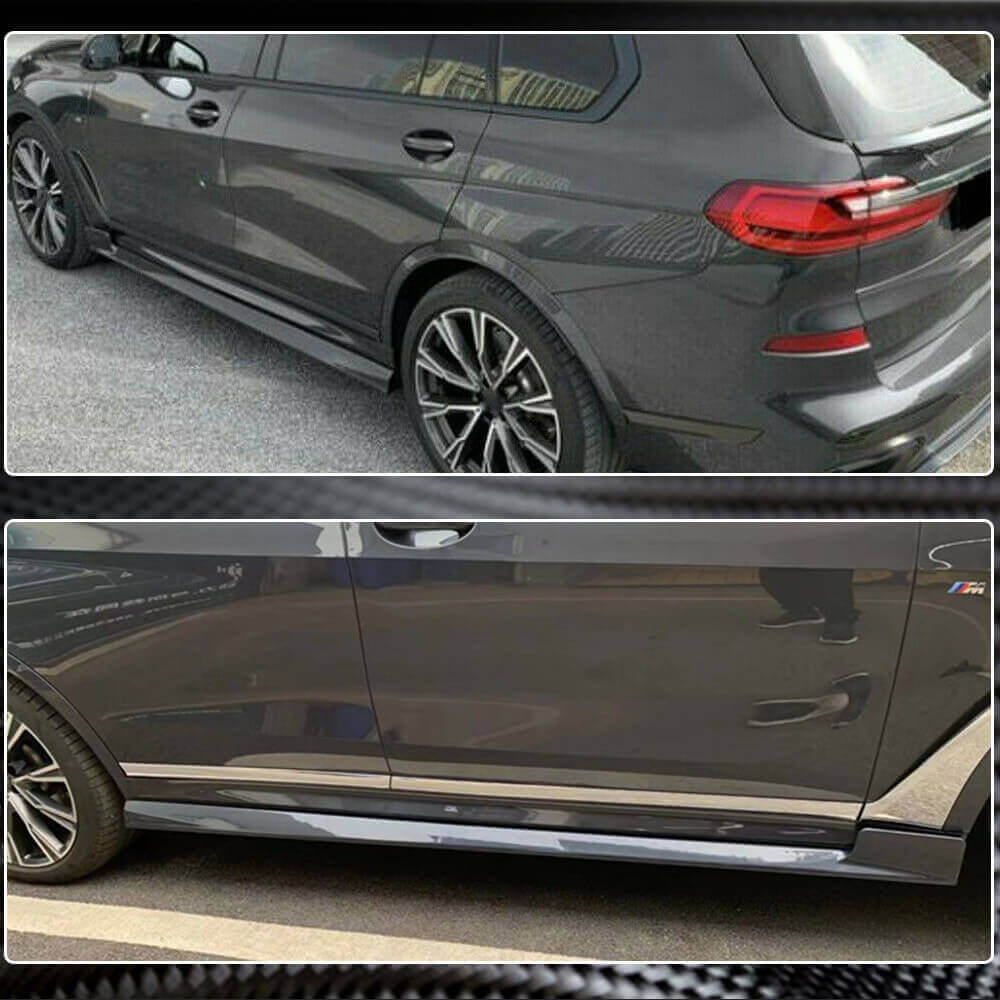 Side Skirts Carbon Fiber (for M-Sport) for BMW X7 G07 2019 - image 11