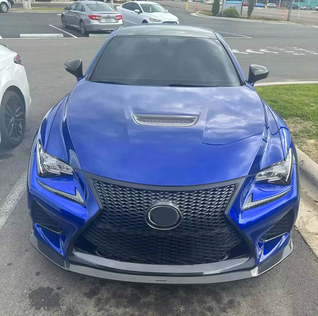 Front Lip Spoiler (for RC F 2014-2018, Carbon) for Lexus RC 200t 2014- - image 5
