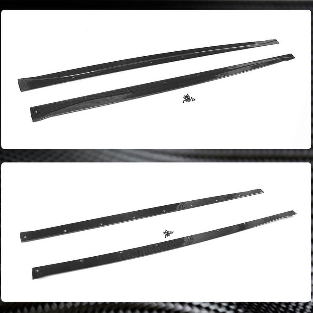 Side Skirts V2 (for Base/Sport, Carbon) for Alfa Romeo Giulia 2016-2022 - image 5