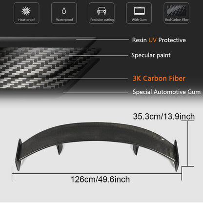 Spoiler V3 (SD, Carbon) for Mercedes CLA C117 2013-2019 - image 5