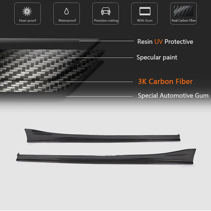Side Skirts V2 (Carbon) for Subaru BRZ 2012-2021 - image 5