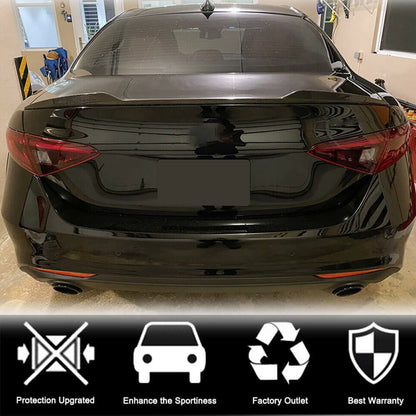 Spoiler V2 (fiberglass) for Alfa Romeo Giulia 2016-2022 - image 7