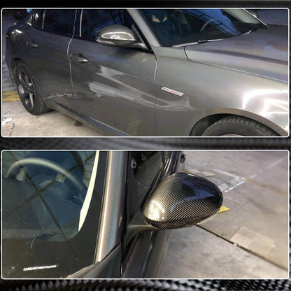 Mirror Covers (Dry Carbon) for Alfa Romeo Giulia 2016-2022 - image 11