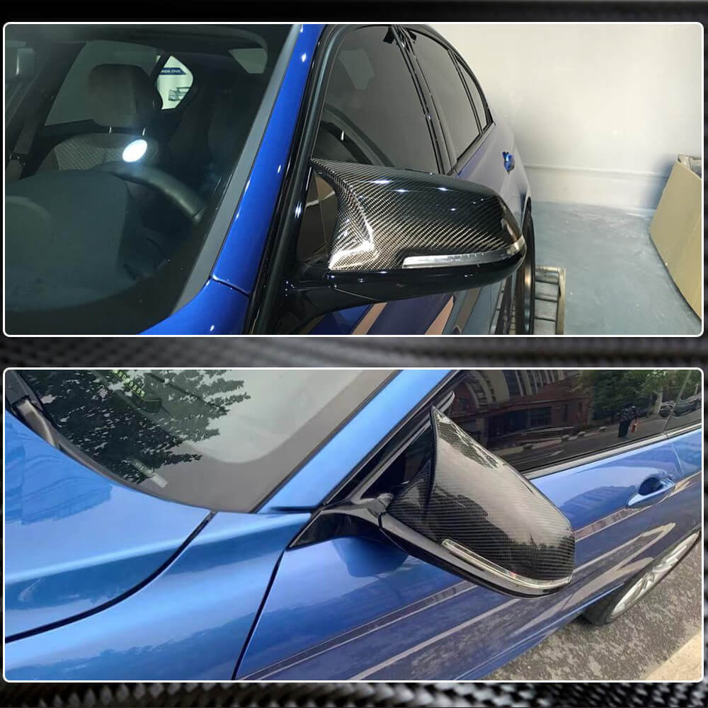 Mirror Covers Replacement Style Carbon Fiber V1 for BMW 1 series F20/21 2011-2019 - image 5