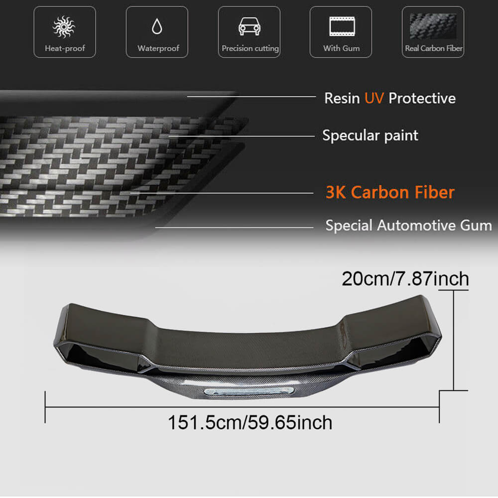 Spoiler V2 (Carbon) for Chevrolet Camaro 2015 - image 5