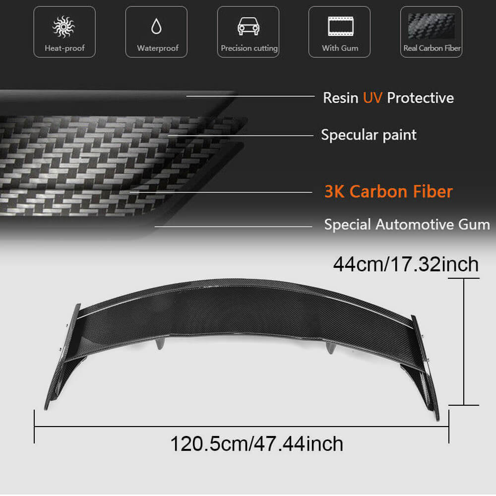 Spoiler V1 (for HB, Carbon) for Mercedes A-class W176 2012-2018 - image 5