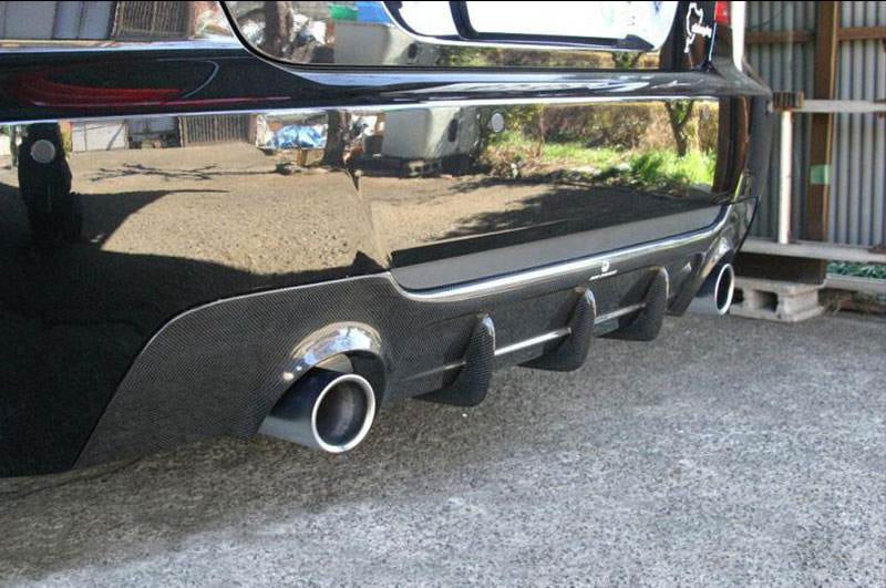 Rear Bumper Diffuser V2 for E92/E93 M-Sport, Carbon for BMW 3 Series E-90/91/92/93 2005-2011 - image 5